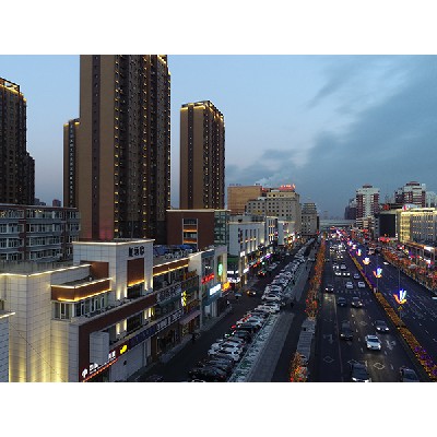 Illumination of Changchun Jilin Road as a whole